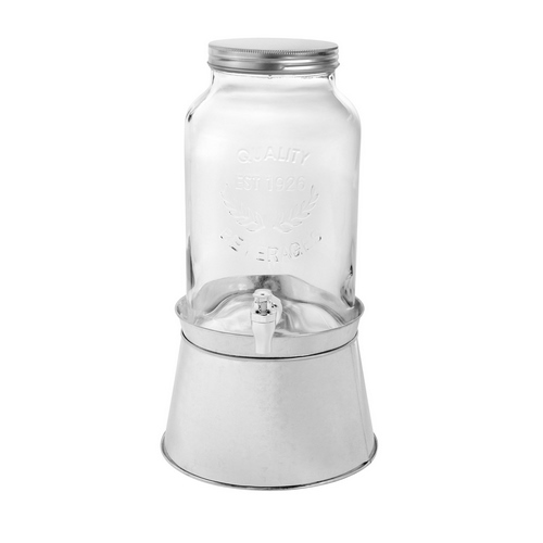 Frasco Dispenser Con Canilla Y Base 5.75L