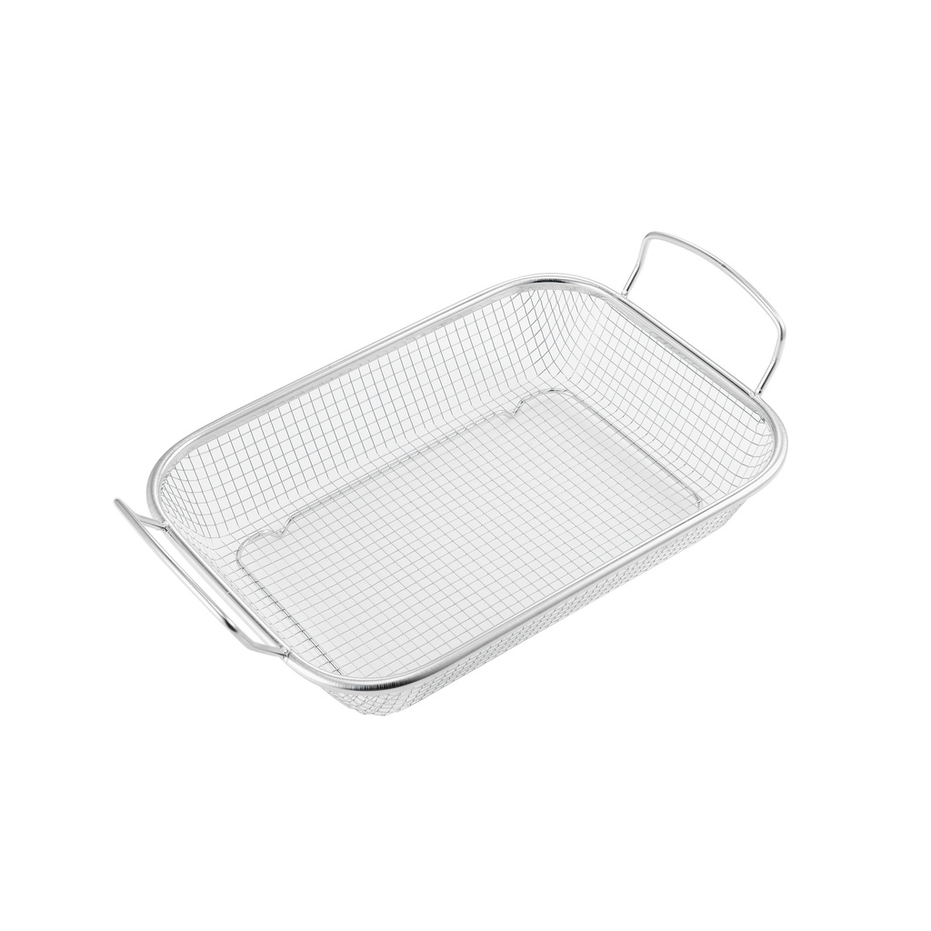 Nonfork® - Canasto 29.5X21.5X6.5Cm Con Asas Ss304