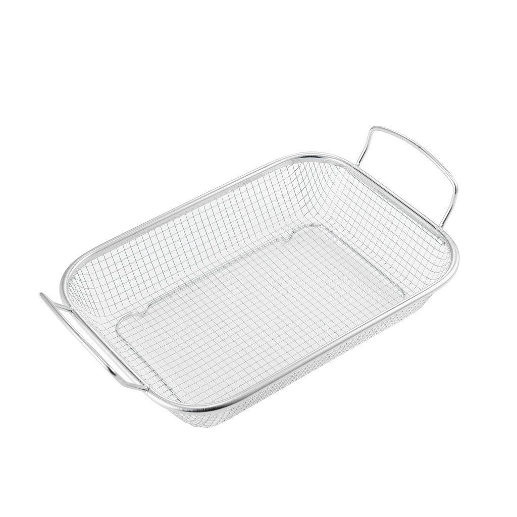 Nonfork® - Canasto 37.5X28X7Cm Con Asas Ss304
