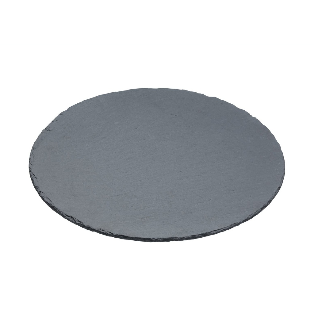 Nonfork® - Plato Giratorio Laja Negra Ø 30 X 1.5Cm H