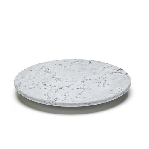 Nonfork® - Plato Giratorio Marmol Carrara Ø  30 X 3 H