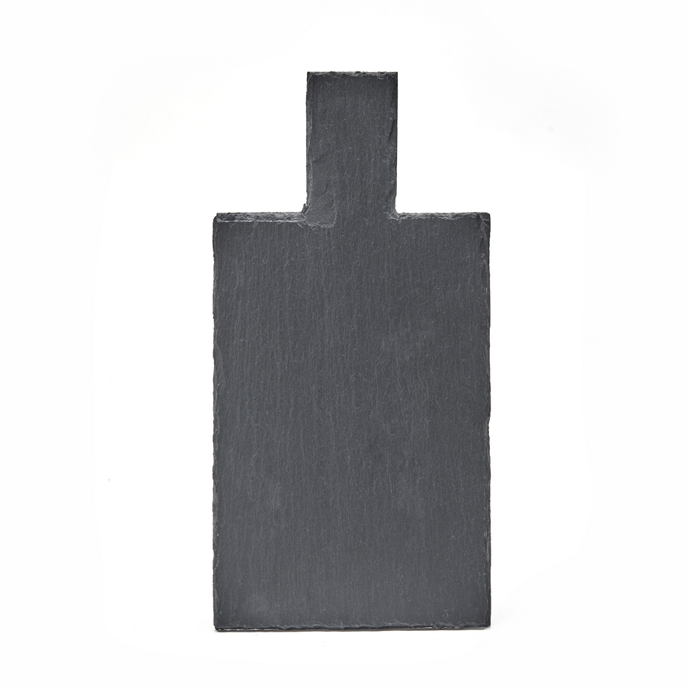 Nonfork® - Tabla Con Mango Laja Negra 30 X 15 X 1,3
