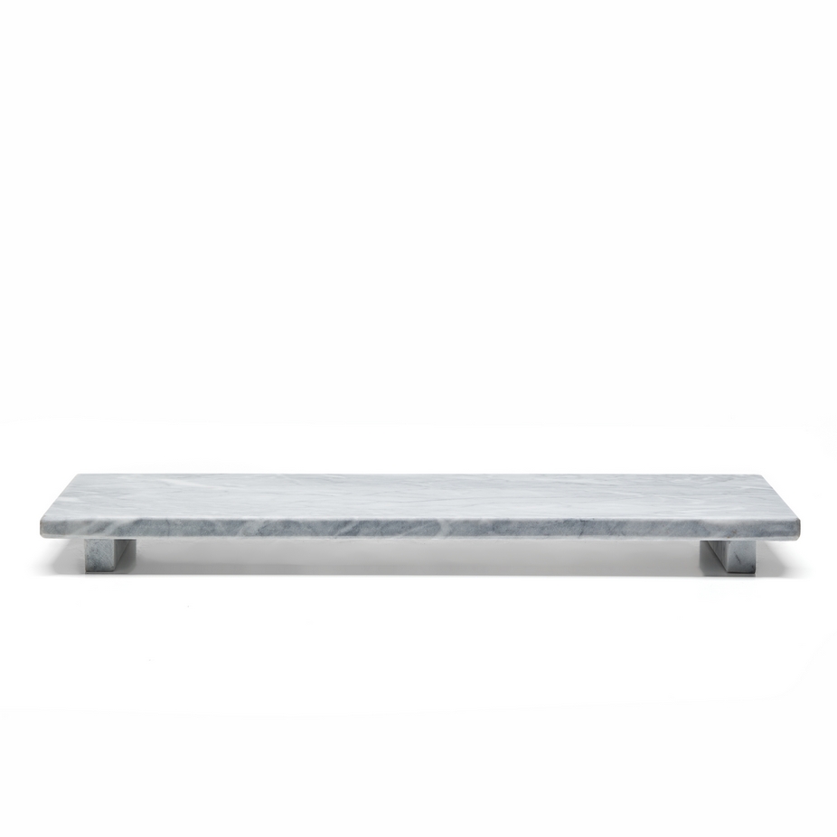 Nonfork® - Tabla Elevada Marmol Carrara 40 X 15 X 2.8 Cm