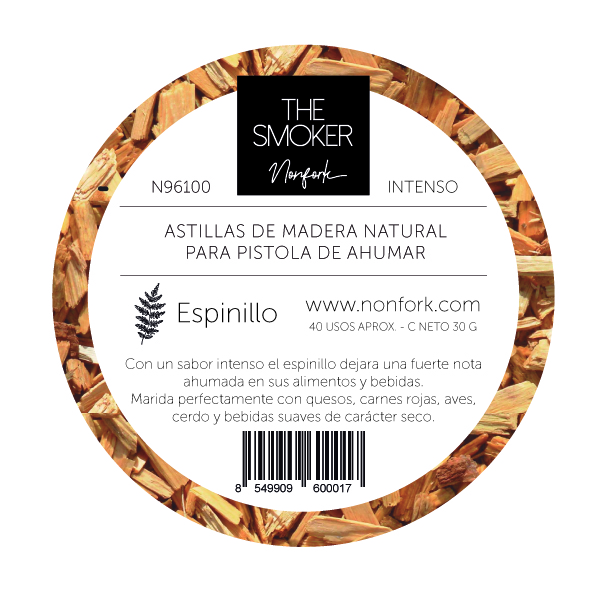 Nonfork® - The Smoker - Astillas Para Ahumador Espinillo Round Pack 30 G