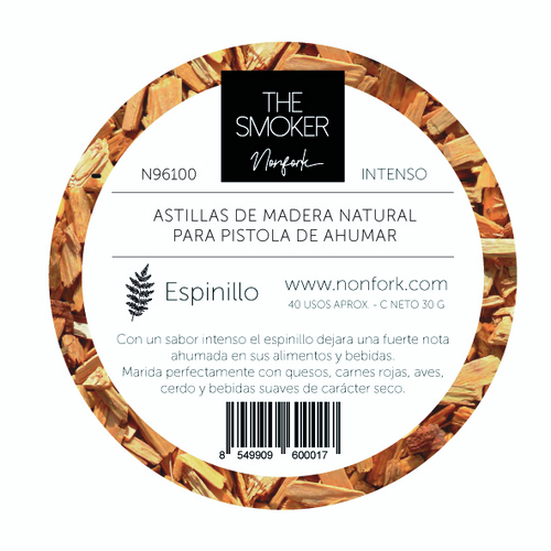 Nonfork® - The Smoker - Astillas Para Ahumador Espinillo Round Pack 30 G
