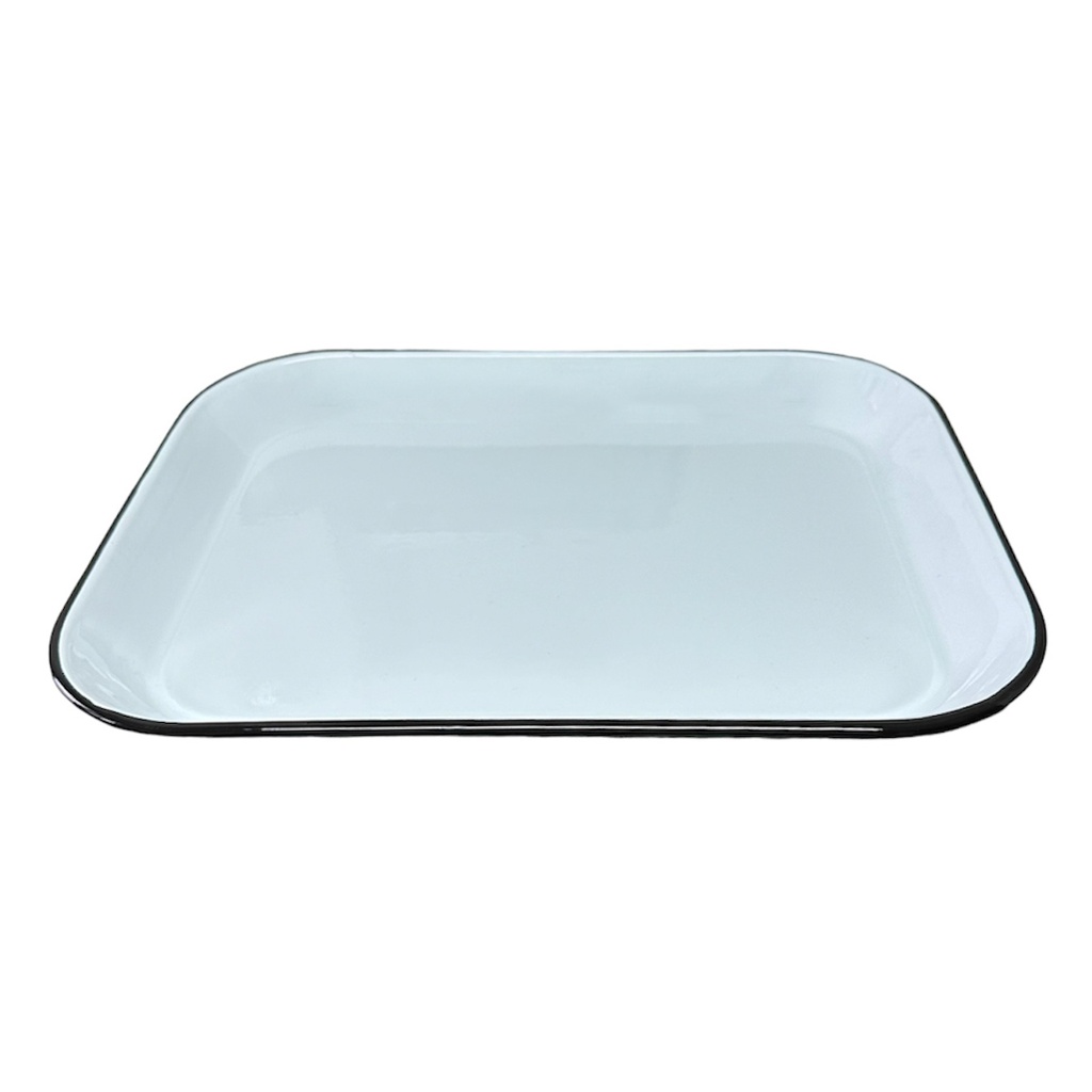 Nonfork® Enamelware - Bandeja Baja 42 X 31.5 X 3.5H
