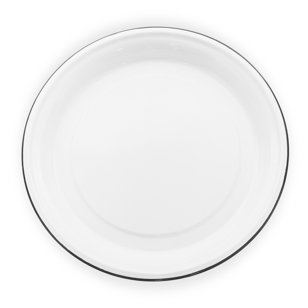 Nonfork® Enamelware - Bandeja Redonda Enlozada 35 X 3H Cm
