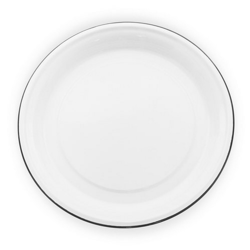 Nonfork® Enamelware - Bandeja Redonda Enlozada 35 X 3H Cm