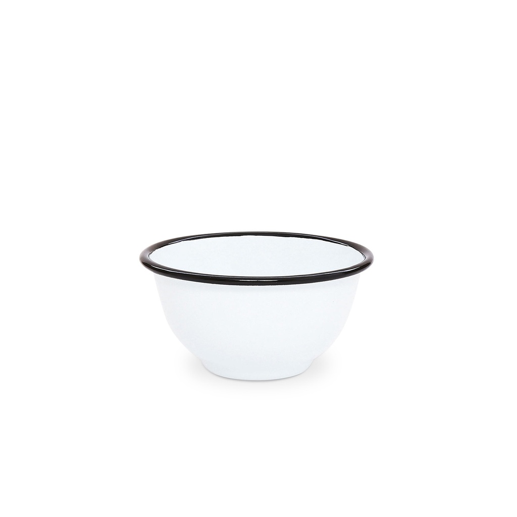 Nonfork® Enamelware - Bowl Enlozado Borde Negro 14 X 7 Cm