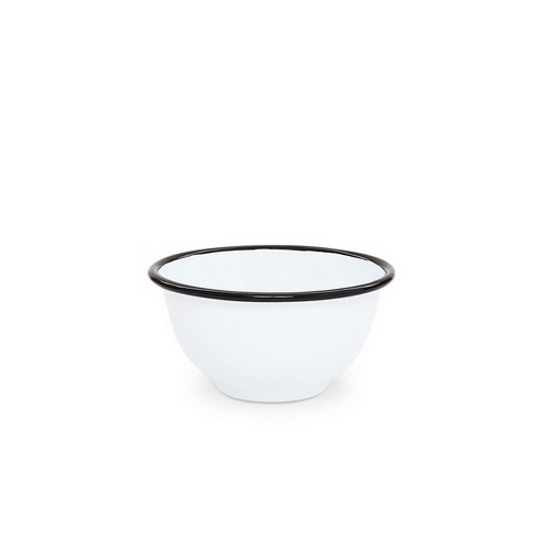 Nonfork® Enamelware - Bowl Enlozado Borde Negro 14 X 7 Cm