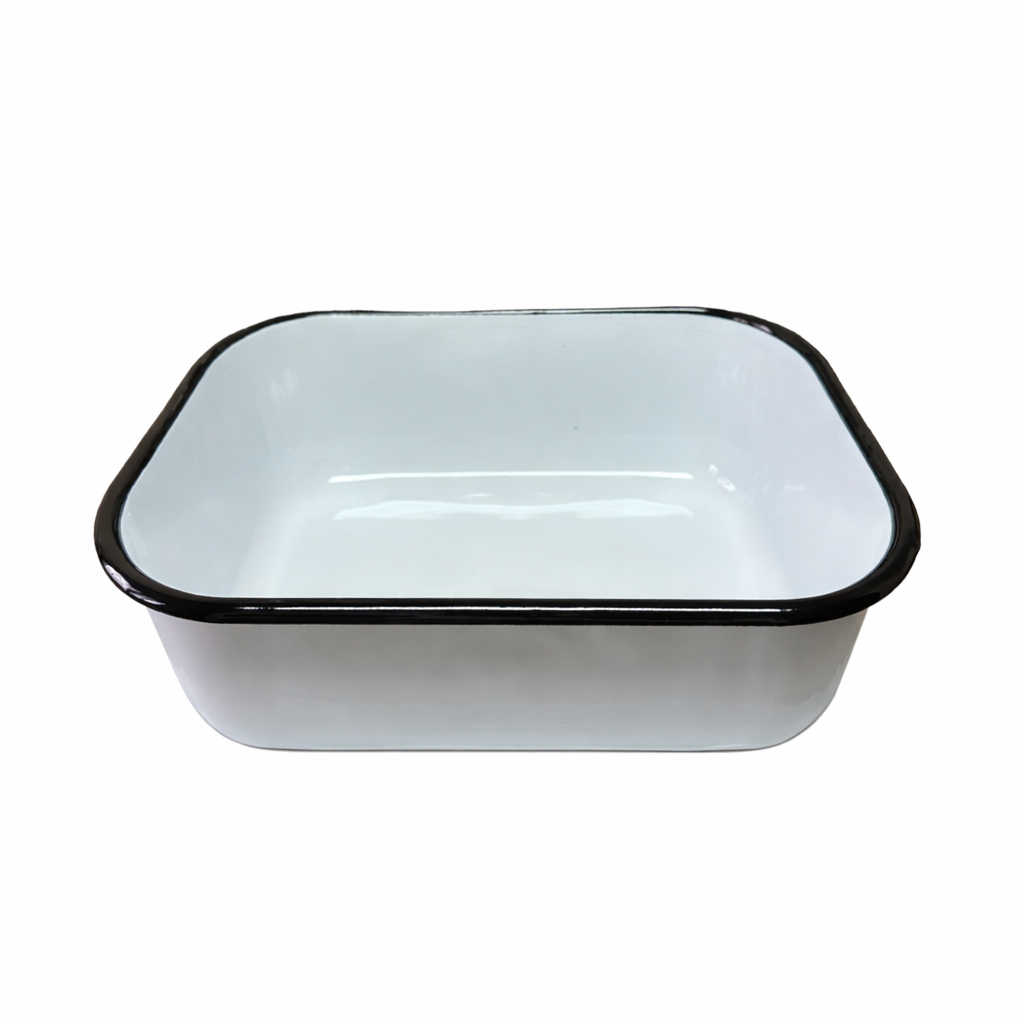 Nonfork® Enamelware - Fuente Alta Xl Enloz 35,5 X 30,5 X 10,5H Cm  (Sin Tapa)