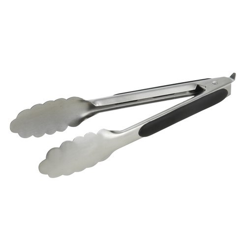 Kitchen Collection® - Pinza Acero Inox Con Grip Y Traba 23 Cm