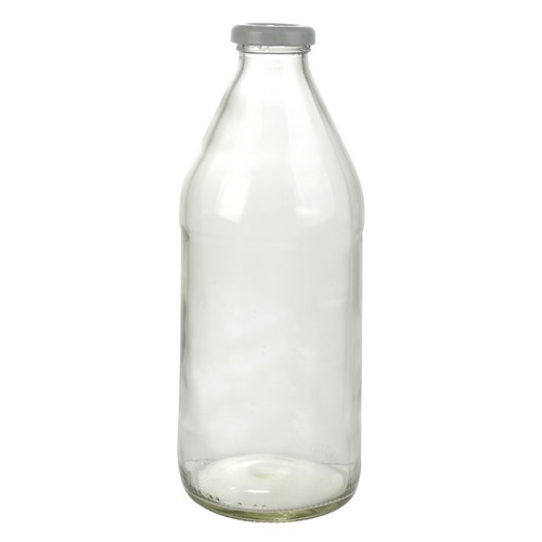 Botella De Leche Boca Ancha Lisa