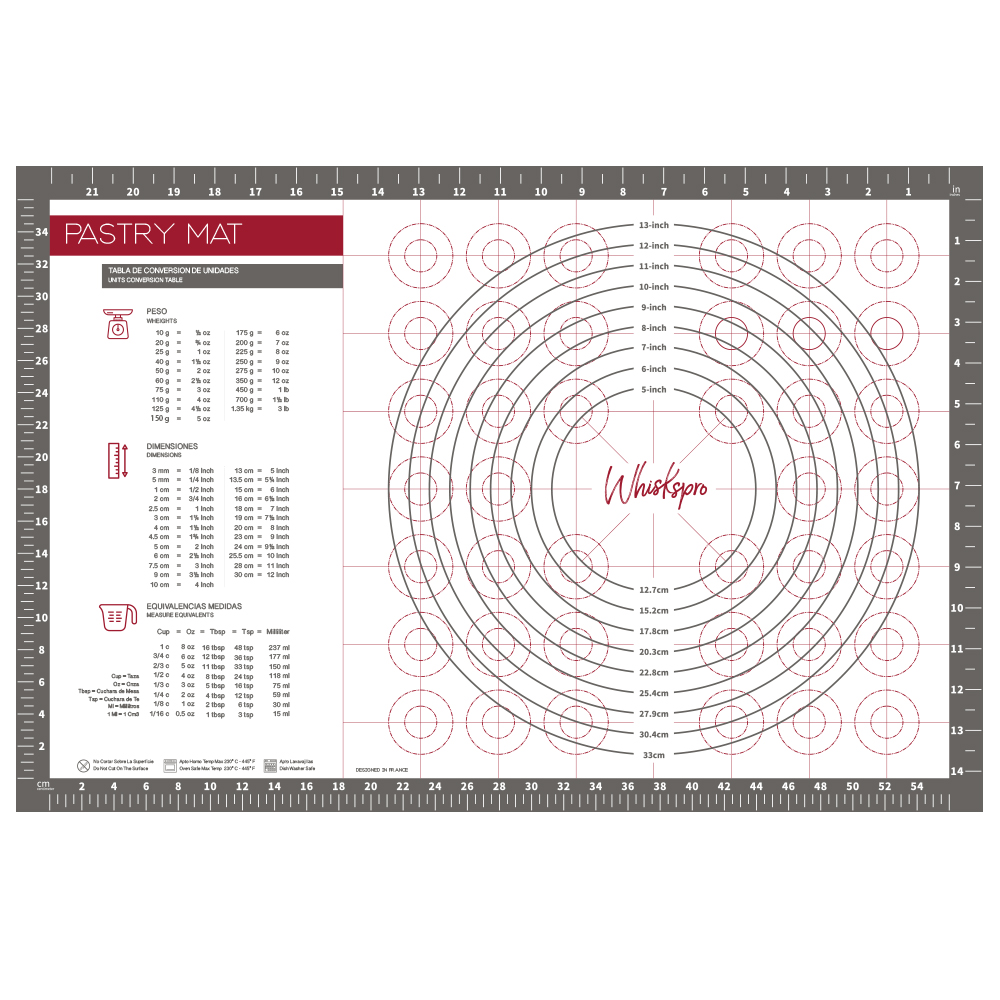 Whiskspro® - Pastry Mat Large 40X60