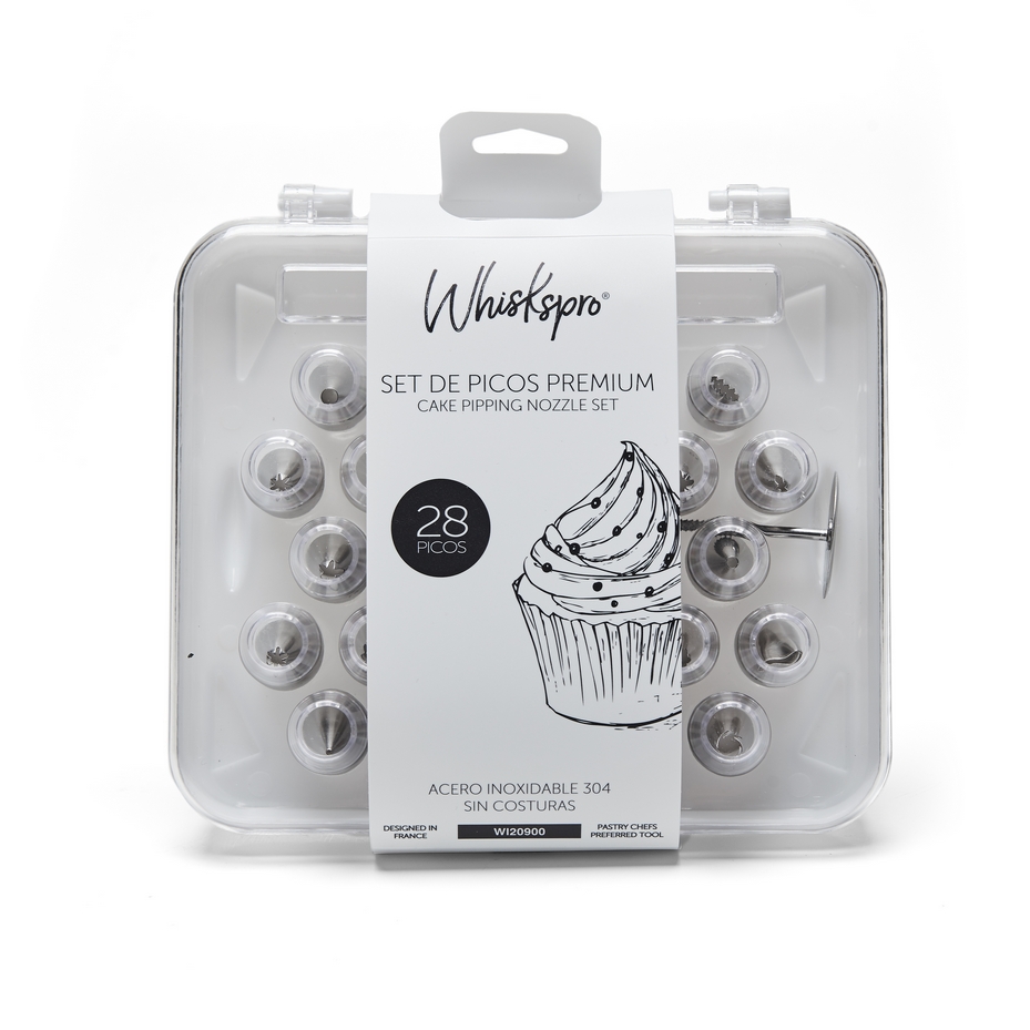 Whiskspro® - Set De Picos Premium 28 Piezas (Acero Inox 304 Sin Soldaura)