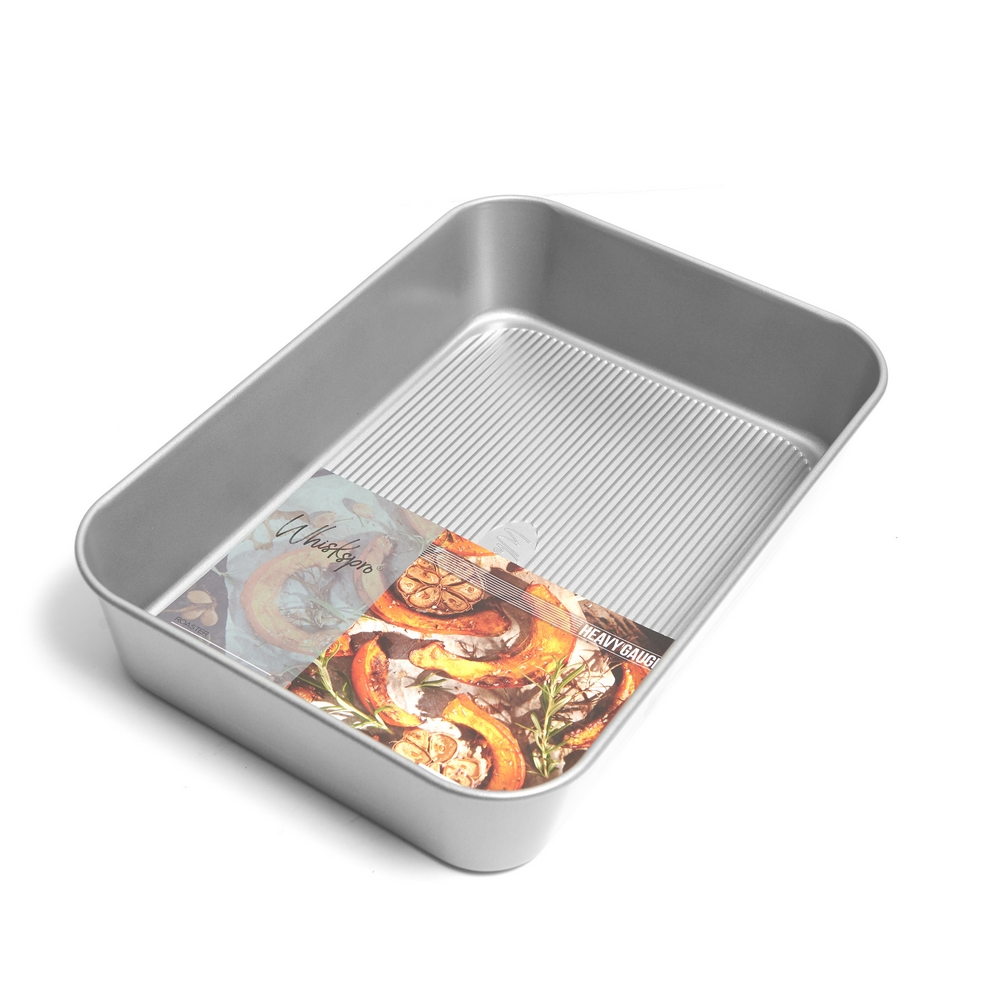 Whiskspro® Heavy Gauge - Roaster (Asadera)39.5 X 28 X 7.8 - 0.8 Mm - Base Lineas