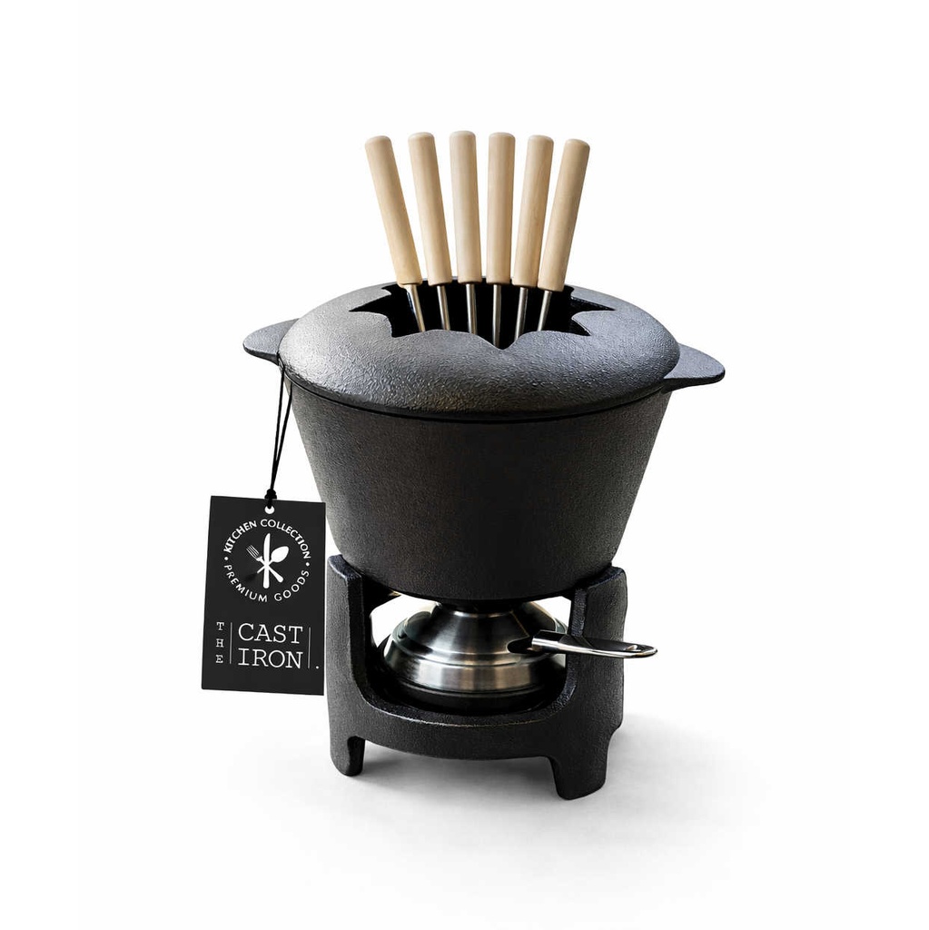 Kitchen Collection® - The Cast Iron Co. - Set Fondue De Hierro