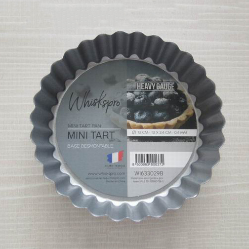 Whiskspro® Heavy Gauge - Mini Tart Ø 12 - 12 X 2,4 Cm - 0.4 Mm