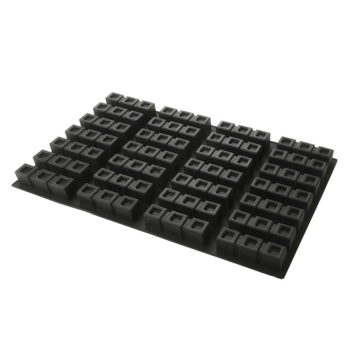 [AX8044] Medium Square Savarin Placa 28 (58 X 38 X 4)
