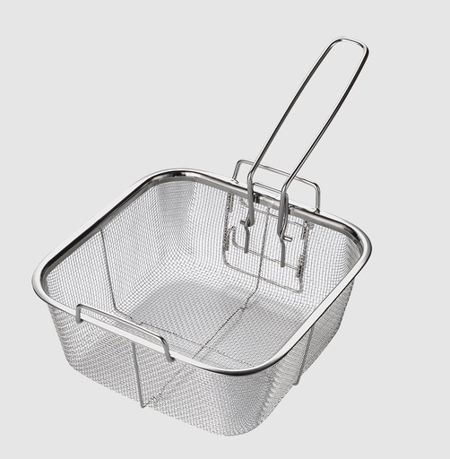 [NF5042] Nonfork® - Canasto Freidor 20X20X8.4Cm Mango Rebatible Ss304