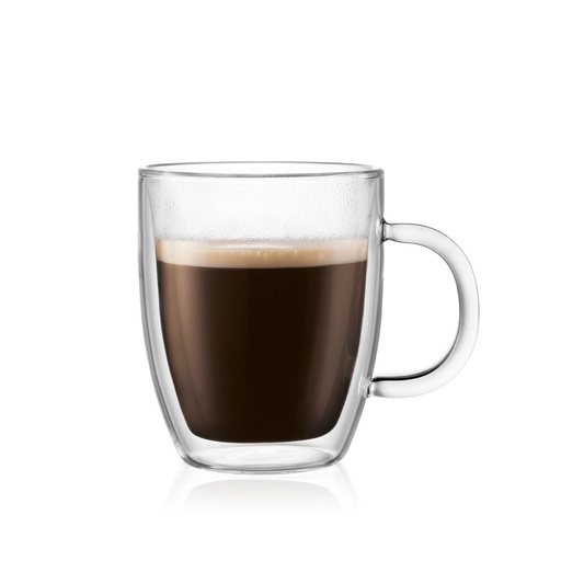 [N8630255] Nonfork® - Mug Arezzo Macchiato 250 Ml - 8.9X10 Cm - Borosilicato Doble Pared