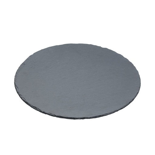 [N8752025] Nonfork® - Plato Giratorio Laja Negra Ø 30 X 1.5Cm H