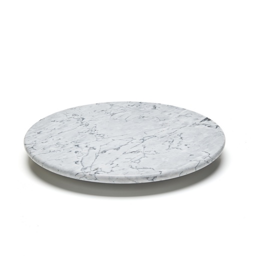 [N8752022] Nonfork® - Plato Giratorio Marmol Carrara Ø  30 X 3 H
