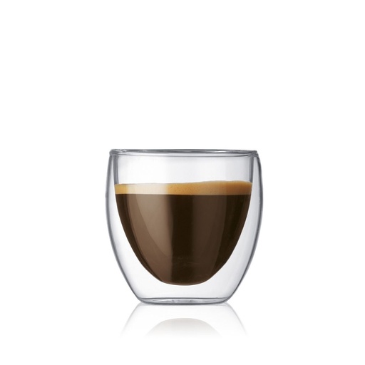 [N863080] Nonfork® - Vaso Arezzo Expresso 80 Ml - 6.2X6 Cm - Borosilicato Doble Pared