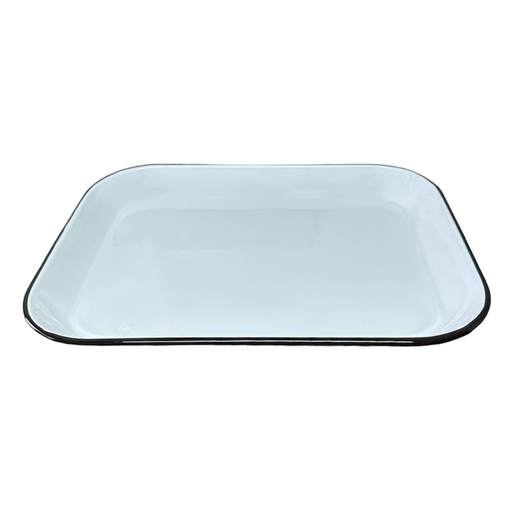 [N839134N] Nonfork® Enamelware - Bandeja Baja 42 X 31.5 X 3.5H