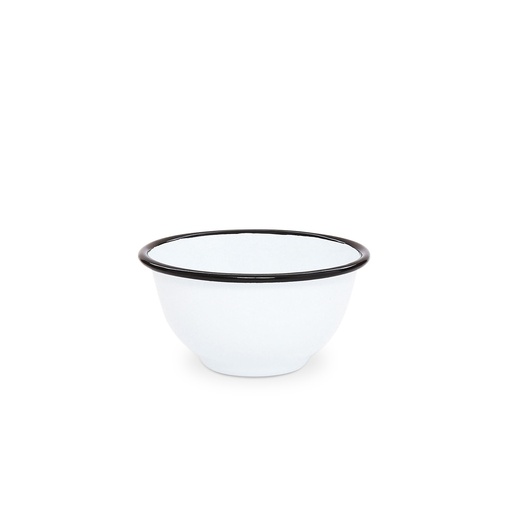 [N832021N] Nonfork® Enamelware - Bowl Enlozado Borde Negro 14 X 7 Cm