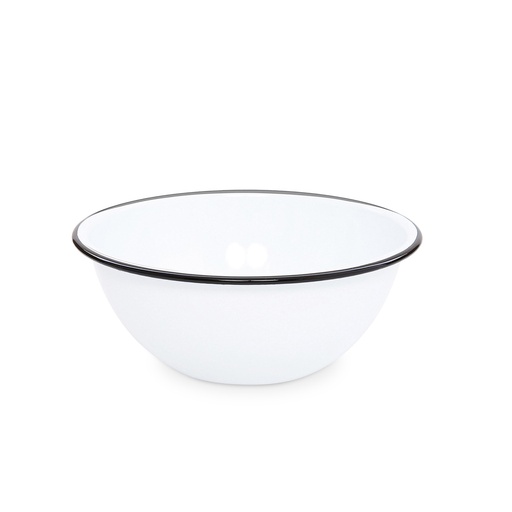 [N832023N] Nonfork® Enamelware - Bowl Enlozado Borde Negro 20 X 9 Cm