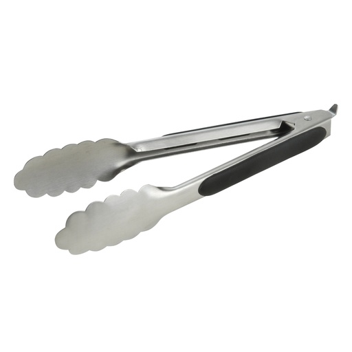 [AX1002] Kitchen Collection® - Pinza Acero Inox Con Grip Y Traba 23 Cm
