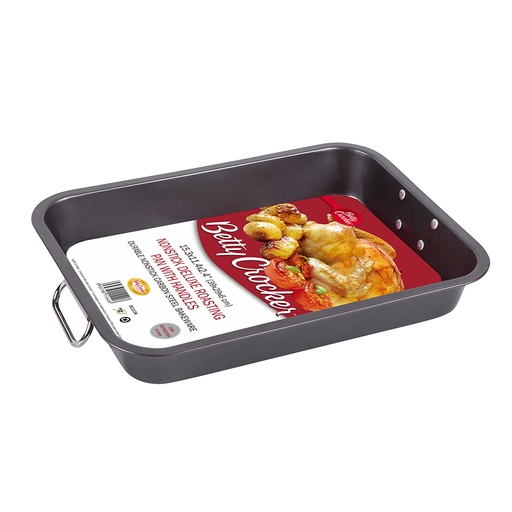 [BC1038] Betty Crocker® - Roasting Pan - Asadera Con Asas 39 X 29 X 6 - 0.5 Mm
