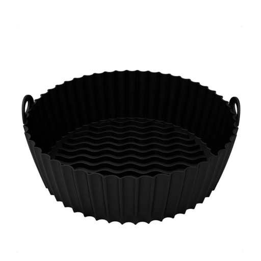 [KC1006] Kitchen Collection® -  Canasto De Silicona Para Airfryer 19 X 6Cm