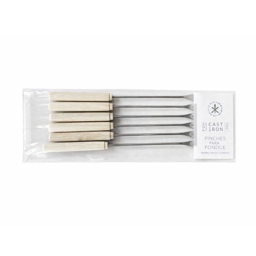 [KC85-6] Kitchen Collection® - The Cast Iron Co. - Set 6 Pinches Fondue