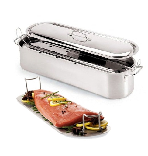 [AX3054A] Kitchen Collection® -  Olla Pescado - Matambre - 3 Piezas  - 45 X 16 X 10 Cm